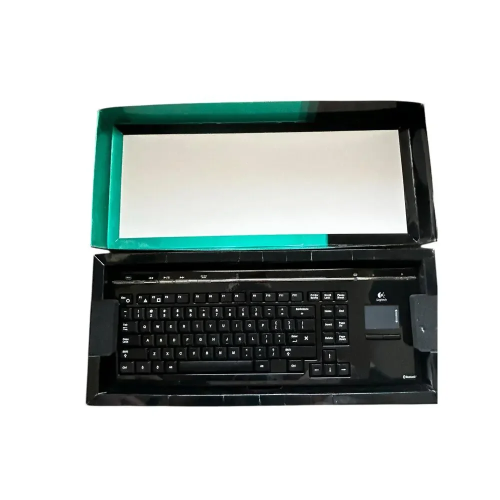 Logitech Cordless MediaBoard Pro Keyboard & Controller for PS 3 – Tested OG Box